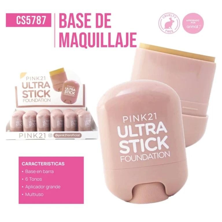 PINK 21 BASE EN BARRA ULTRA STICK