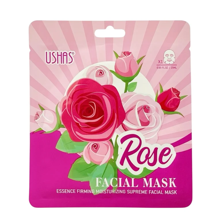 USHAS MASCARILLA FACIAL ROSE
