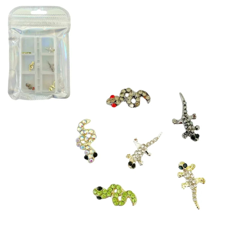 ACCESORIOS P/UÑAS SERPIENTEY LAGARTIJA COD.