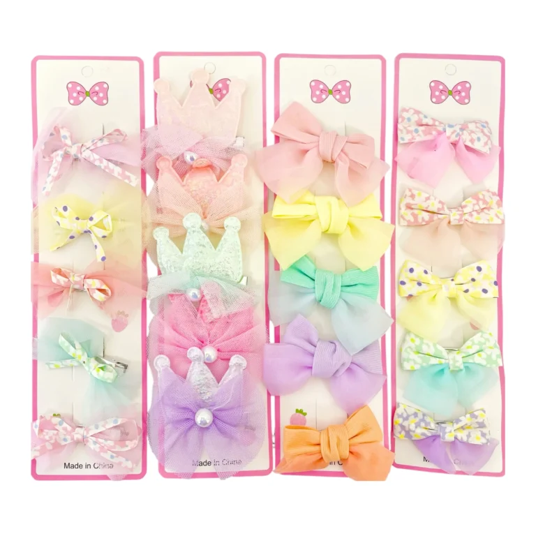 BLISTER HEBILLAS MOÑO TUL X5PCS COD.
