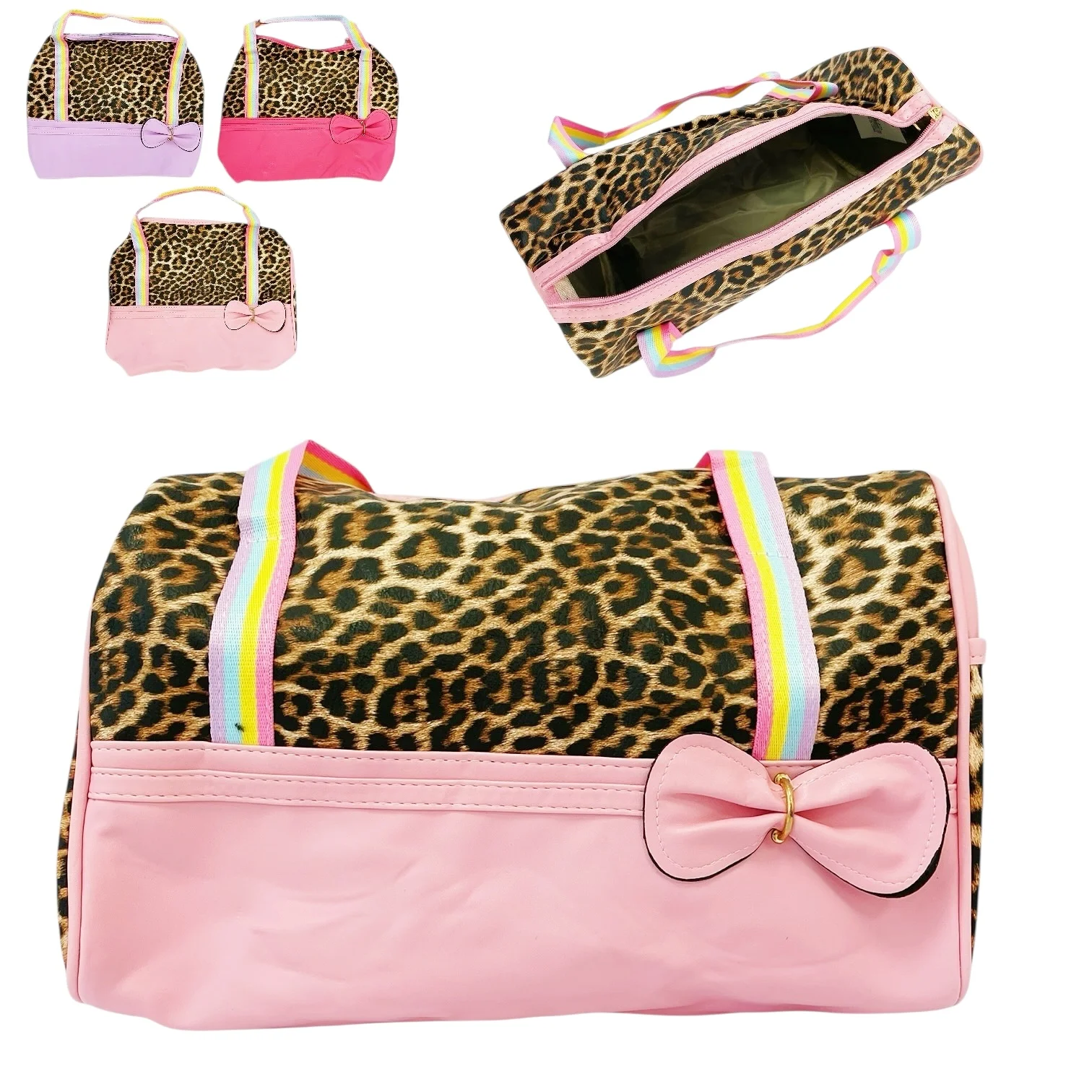 BOLSO ANIMAL PRINT C/MONIO