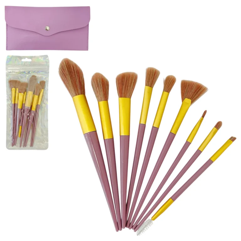 BROCHAS C/ ESTUCHE 9PCS