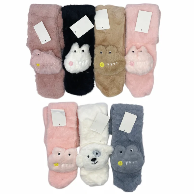 BUFANDA INFANTIL ANIMALITOS PAQ. X12 D-7