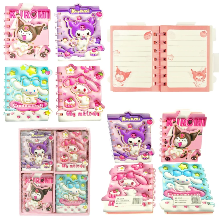 CUADERNITO A7 SANRIO & KUROMI -3 -7