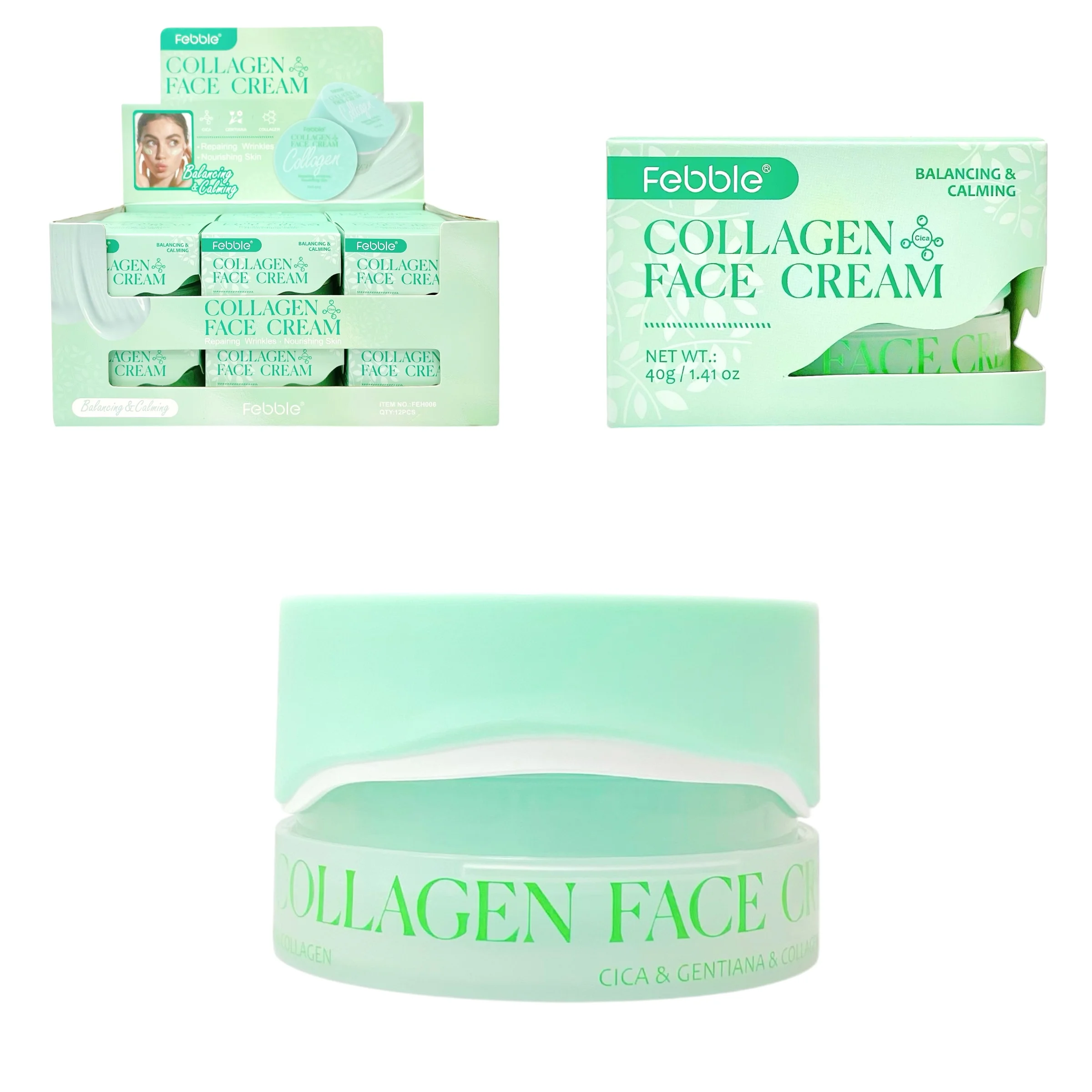 FEBBLE CREMA FACIAL COLLAGEN 40G