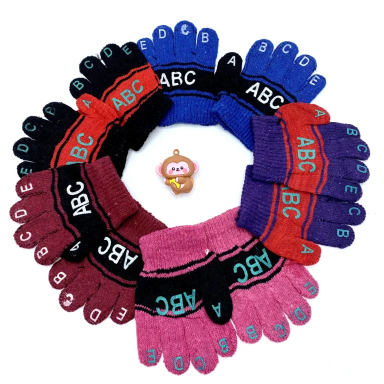 GUANTES P/ NIÑOS C/ DEDO ABC X DOCENA