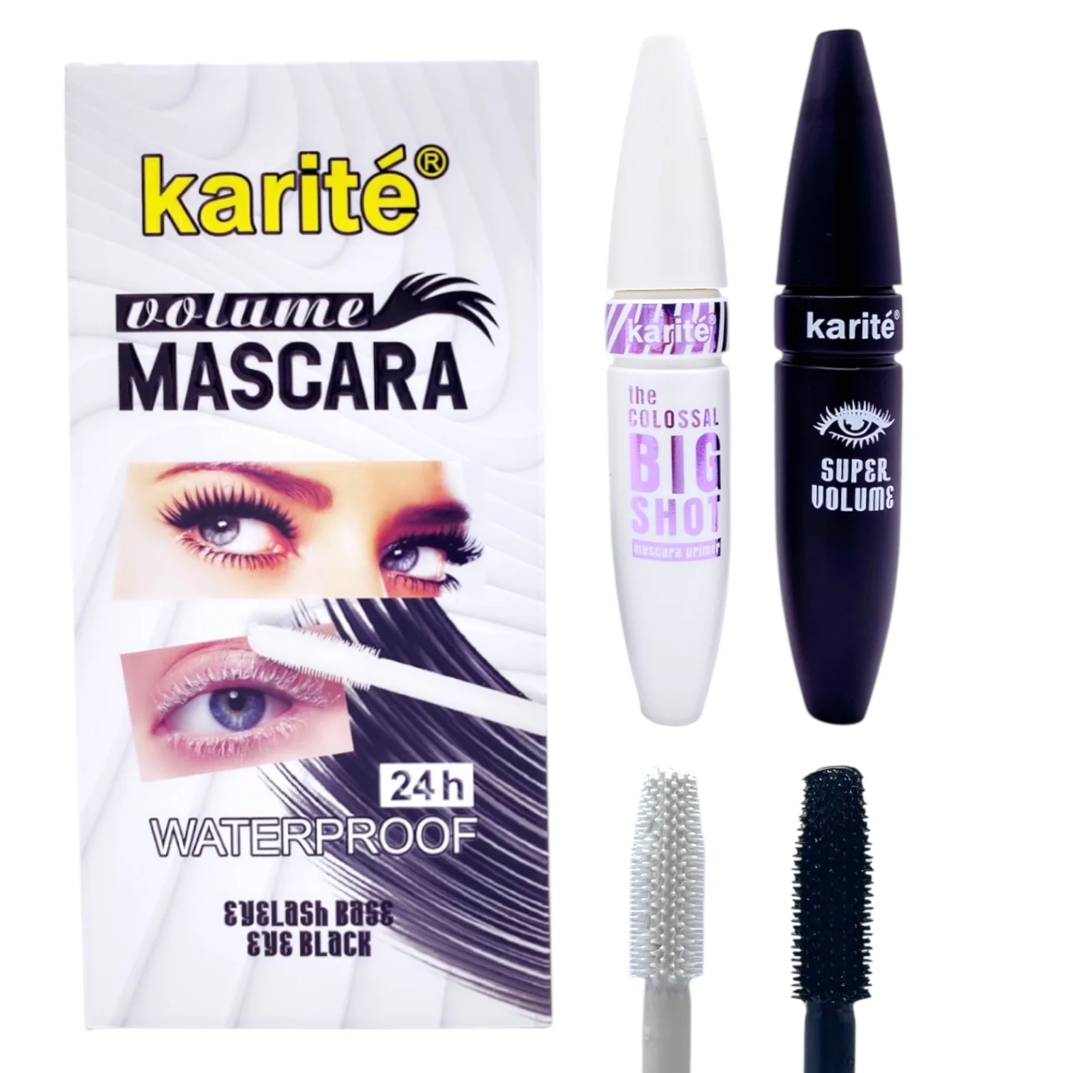 KARITE SET RIMEL NEGRA & PRE BASE BLANCA -47