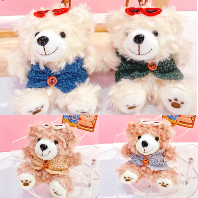 LLAVERO PERRITO C/GAFAS CORAZÓN