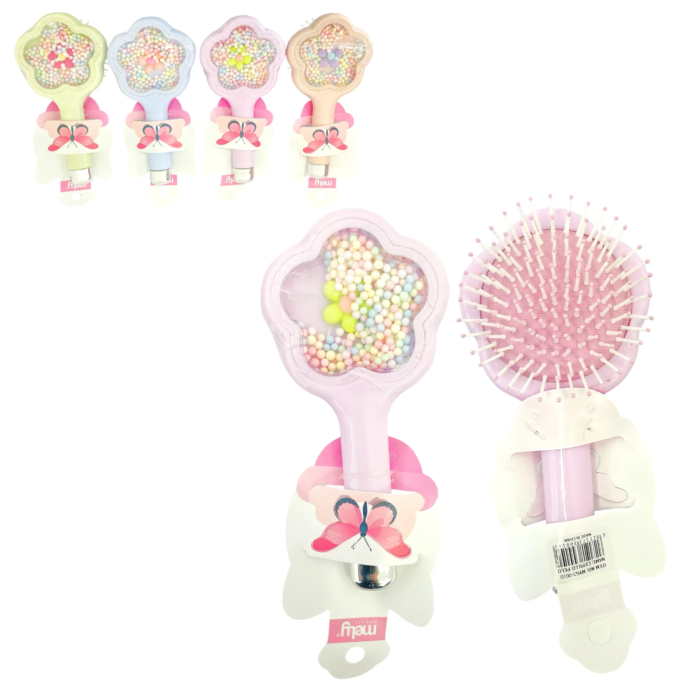 MELY CEPILLO FLOR PASTEL