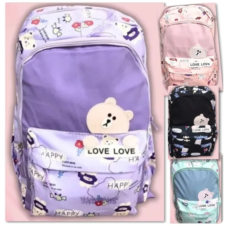 MOCHILA OSITO COD. (SOLO NEGRO)