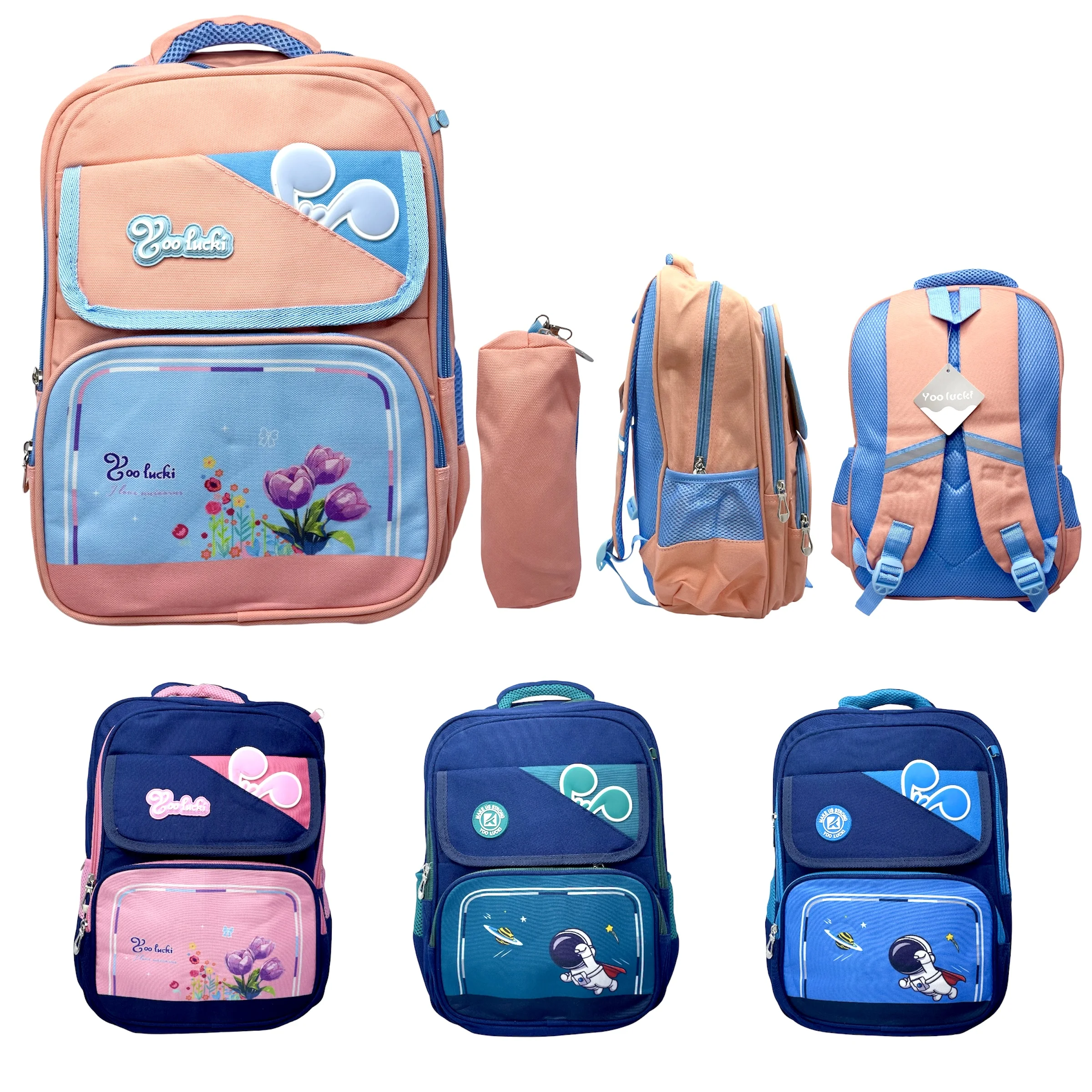 MOCHILA YOO LUCKY 4 CIERRES