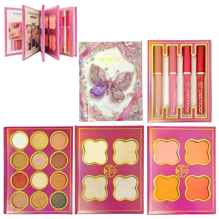 ONEYIOO BEAUTY PALETA DE SOMBRA 20CL. & 4 LIP GLOSS