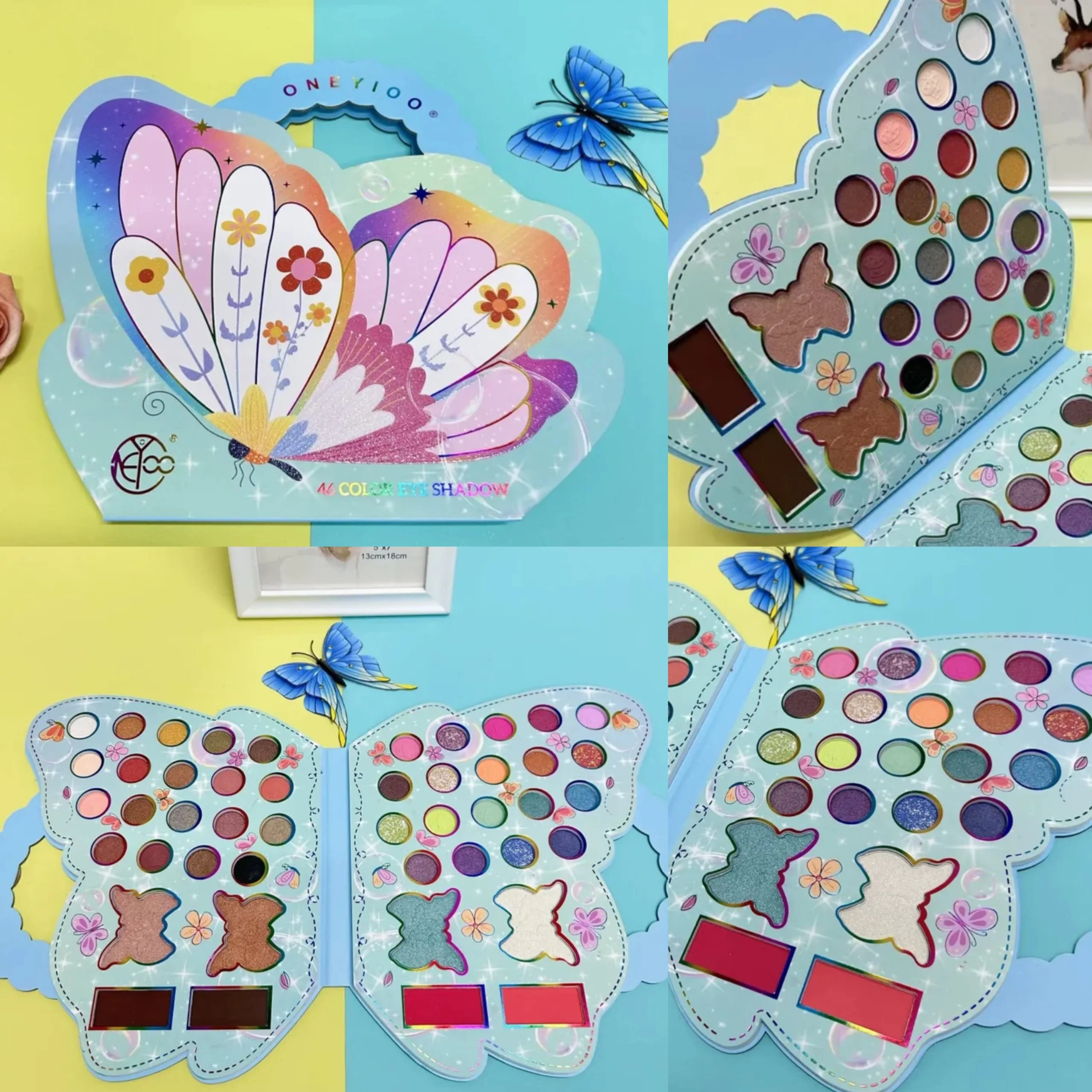 ONEYIOO PALETA DE SOMBRAS 46CL. MARIPOSA