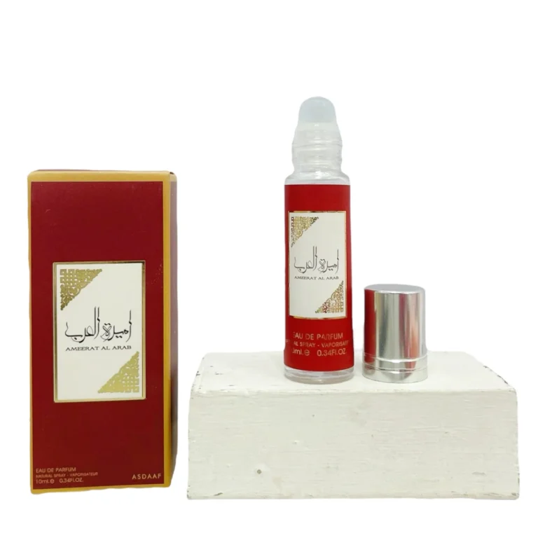 PERFUME MINIATURA ARABE AMEERAT AL ARAB ROJO 10ML
