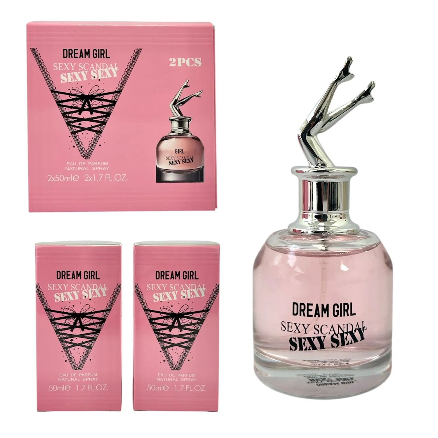 PERFUME MINIATURA MUJER 50ML X2