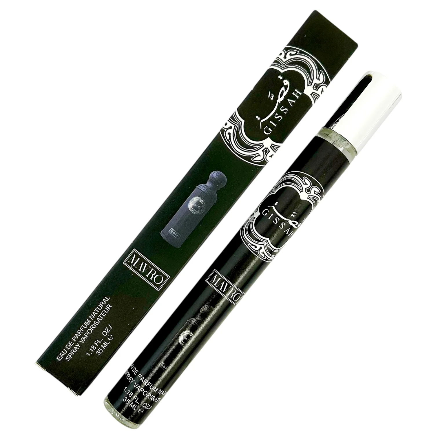 PERFUME TUBO ARABE GISSAH MAVRO 35ML