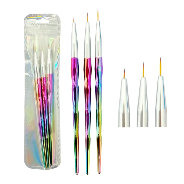 PINCEL P/UÑAS 3PCS COD.