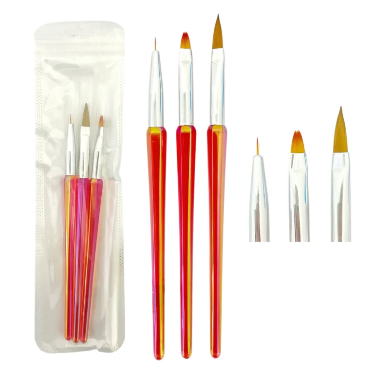 PINCEL P/UÑAS 3PCS COD. -B