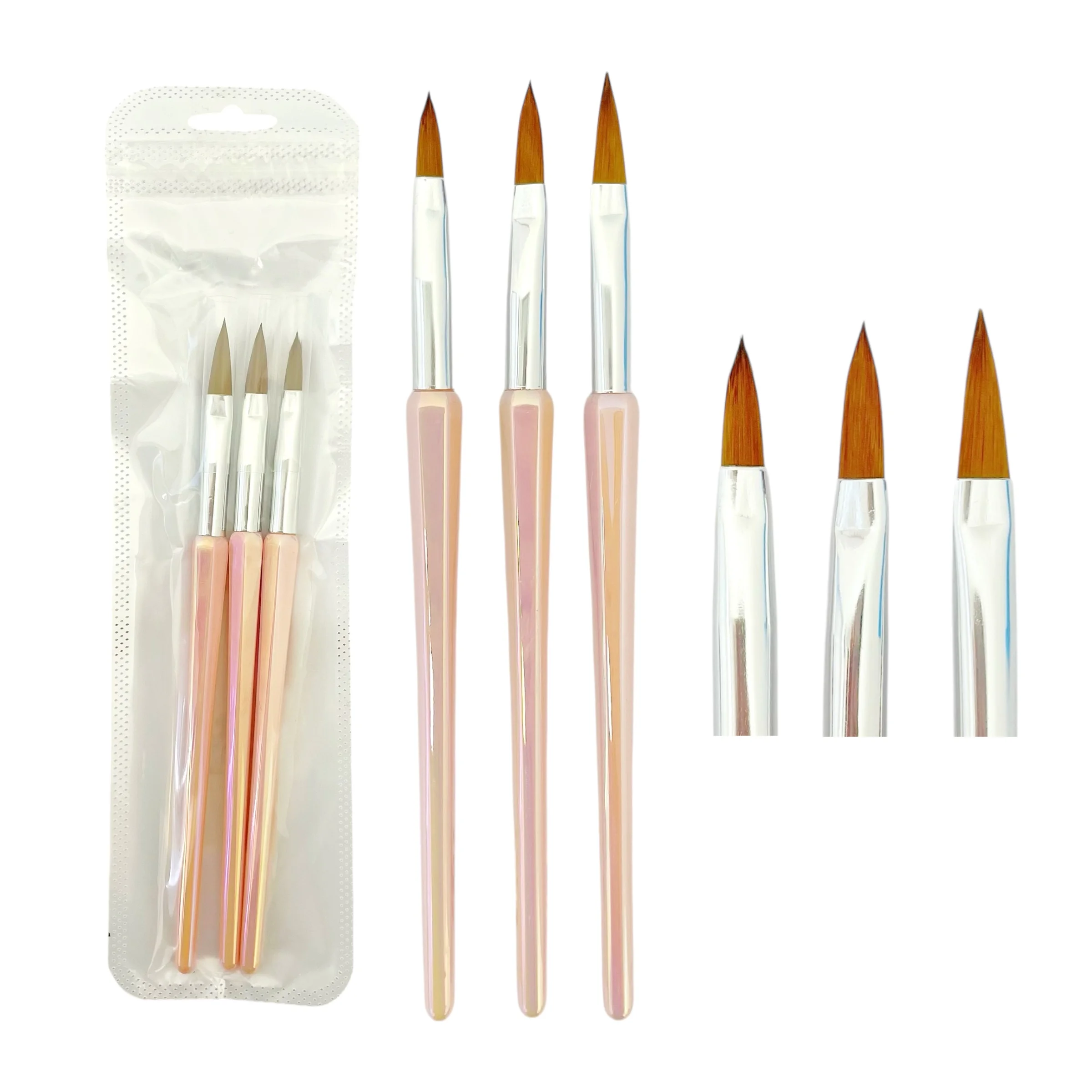 PINCEL P/UÑAS 3PCS COD. -C
