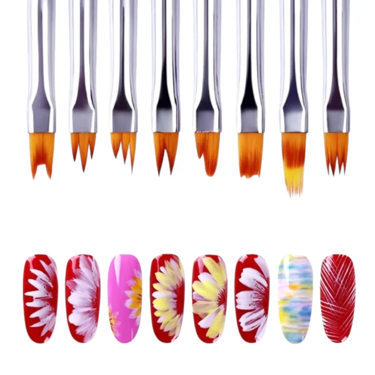 PINCEL P/UV GEL PETALOS X8PCS COD.