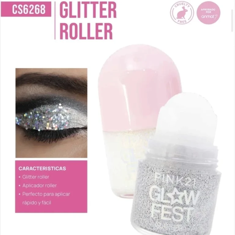 PINK 21 GLITTER ROLLER