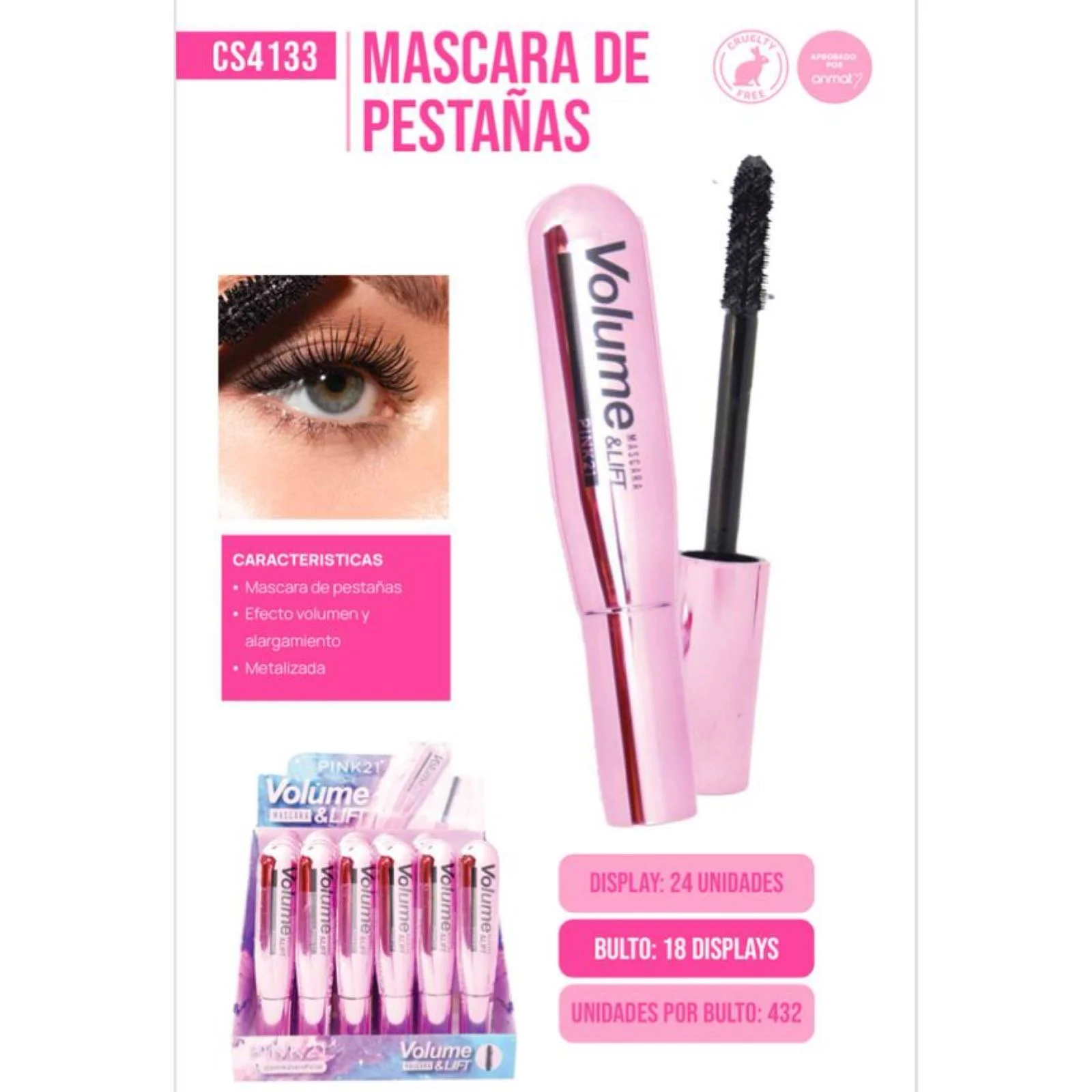 PINK 21 RIMEL VOLUME