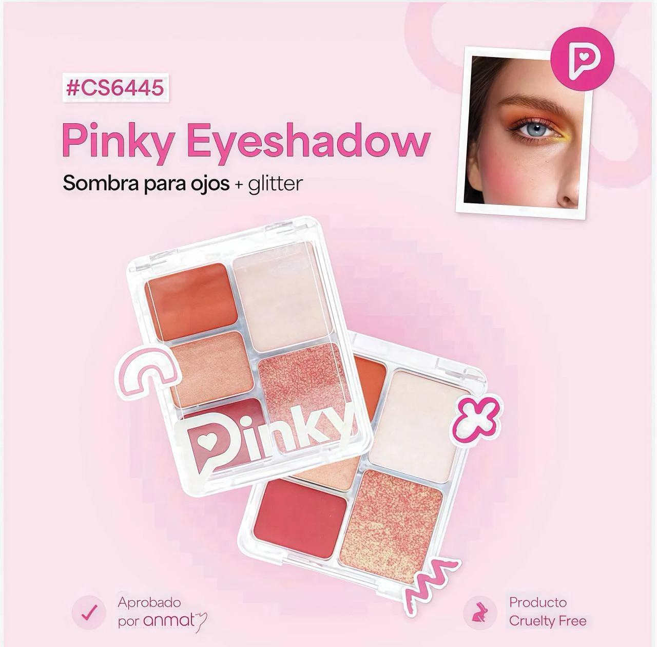 PINK 21 SOMBRA & GLITEER