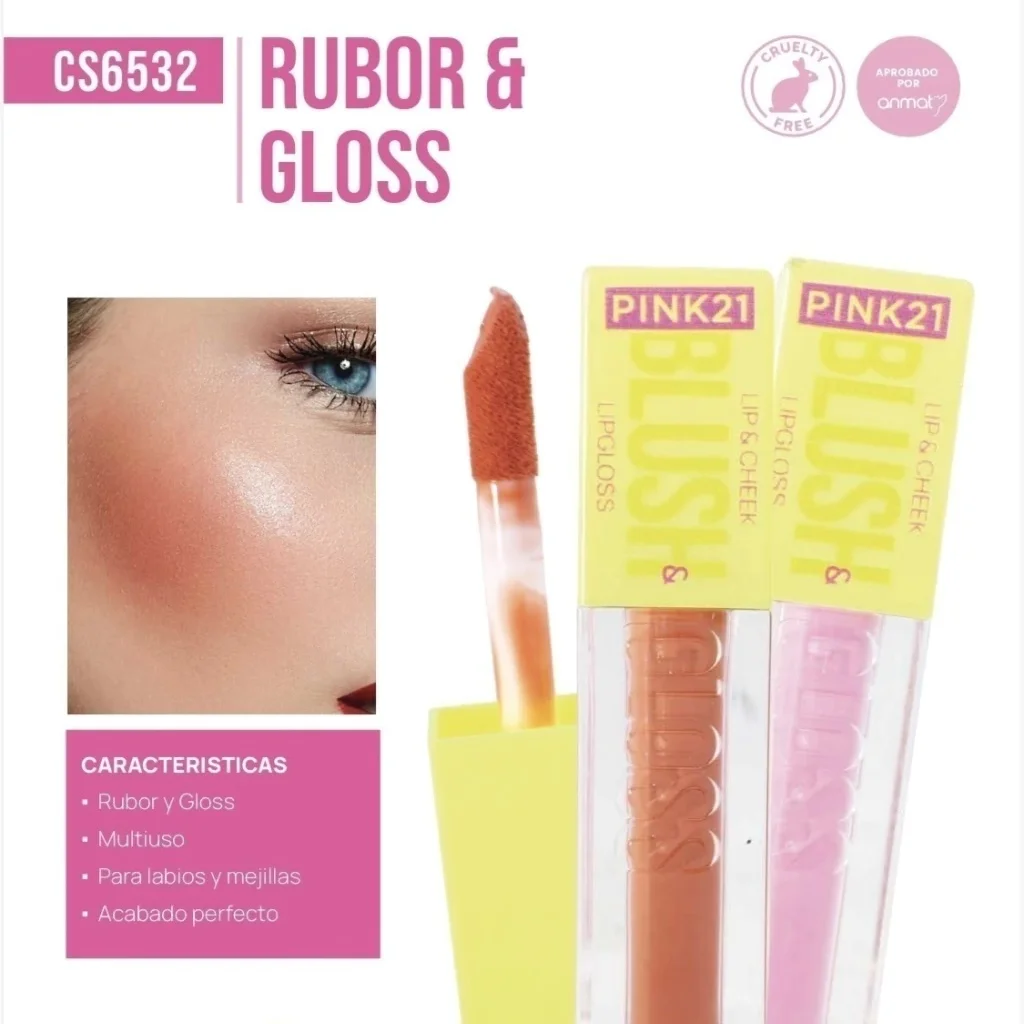 PINK21 LIP GLOSS & RUBOR