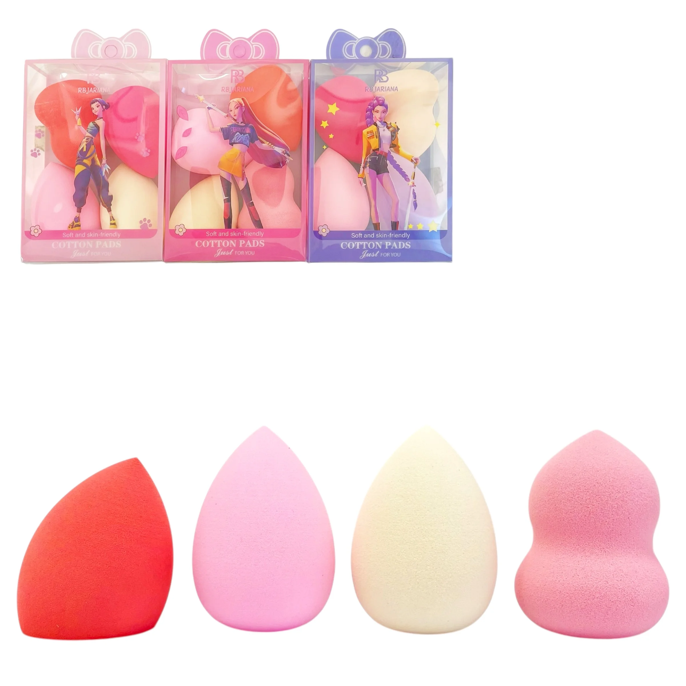 RBJARIANA ESPONJA 4PCS