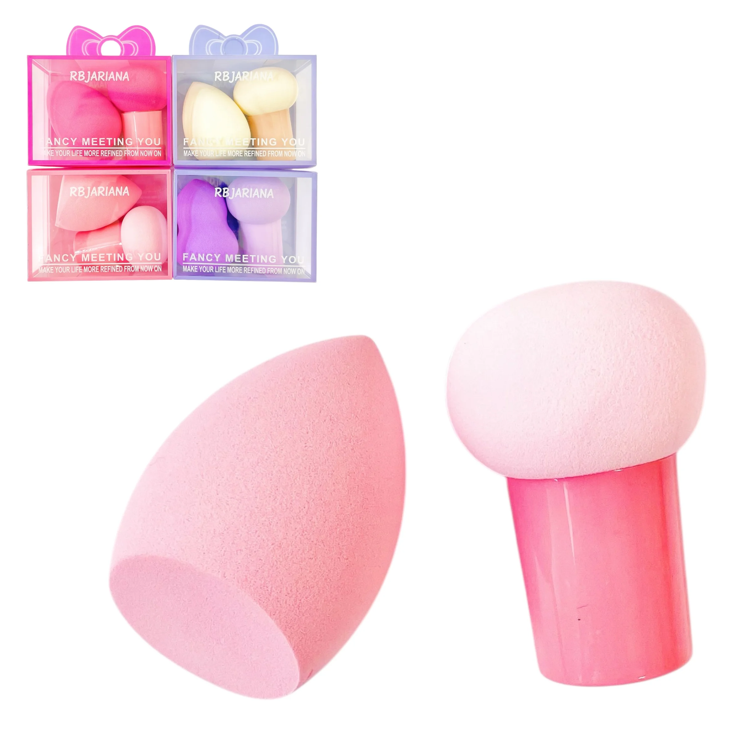 RBJARIANA ESPONJA DE MAQUILLAJE X2