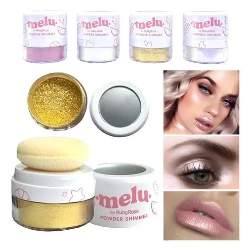 RUBY ROSE POWDER ILUMINADOR C/ESPONJA