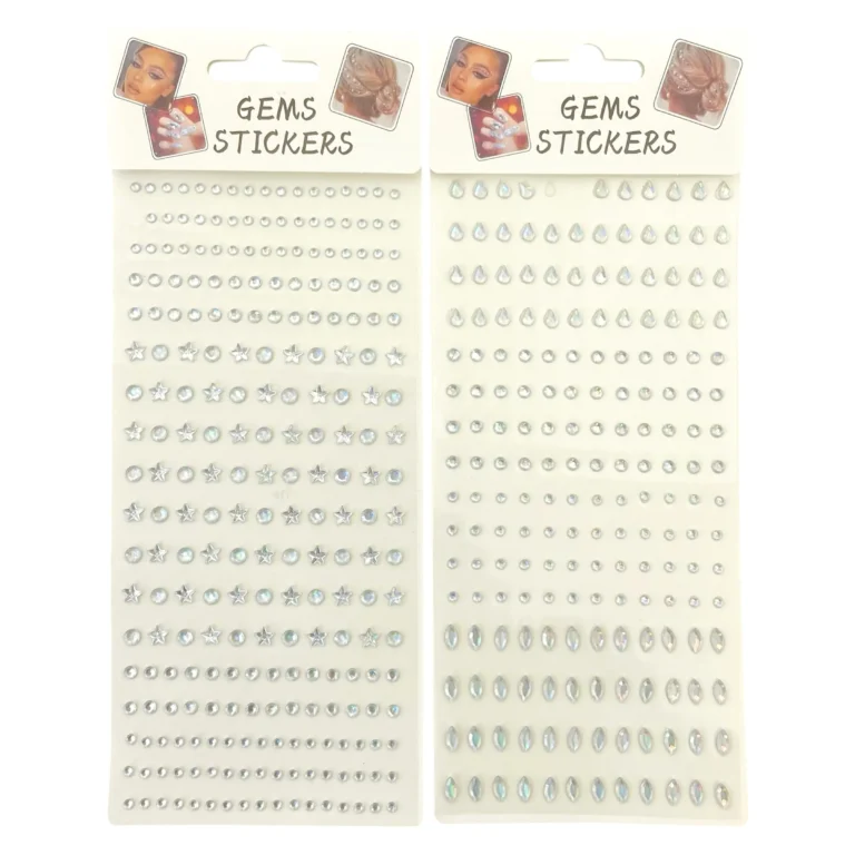 STRASS AUTOADHESIVA PLATEADA COD.9