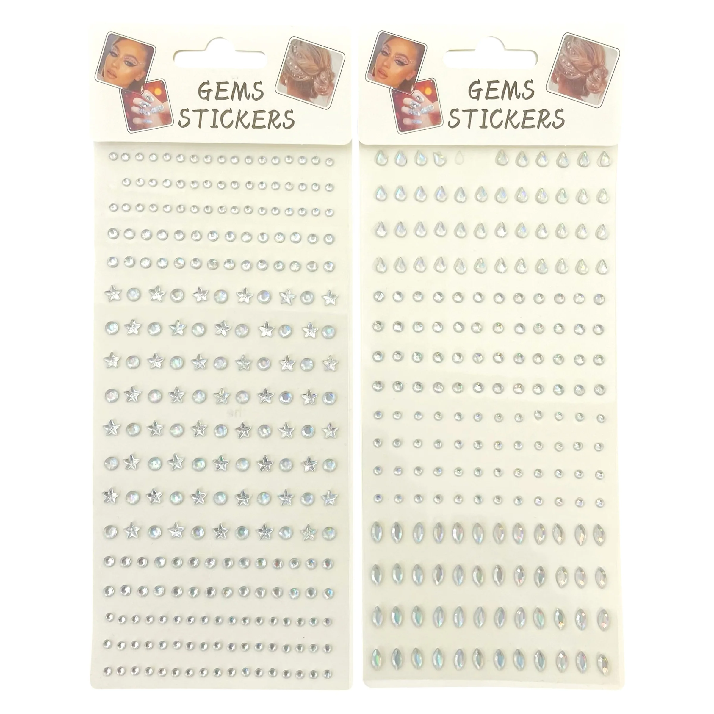 STRASS AUTOADHESIVA PLATEADA COD.9