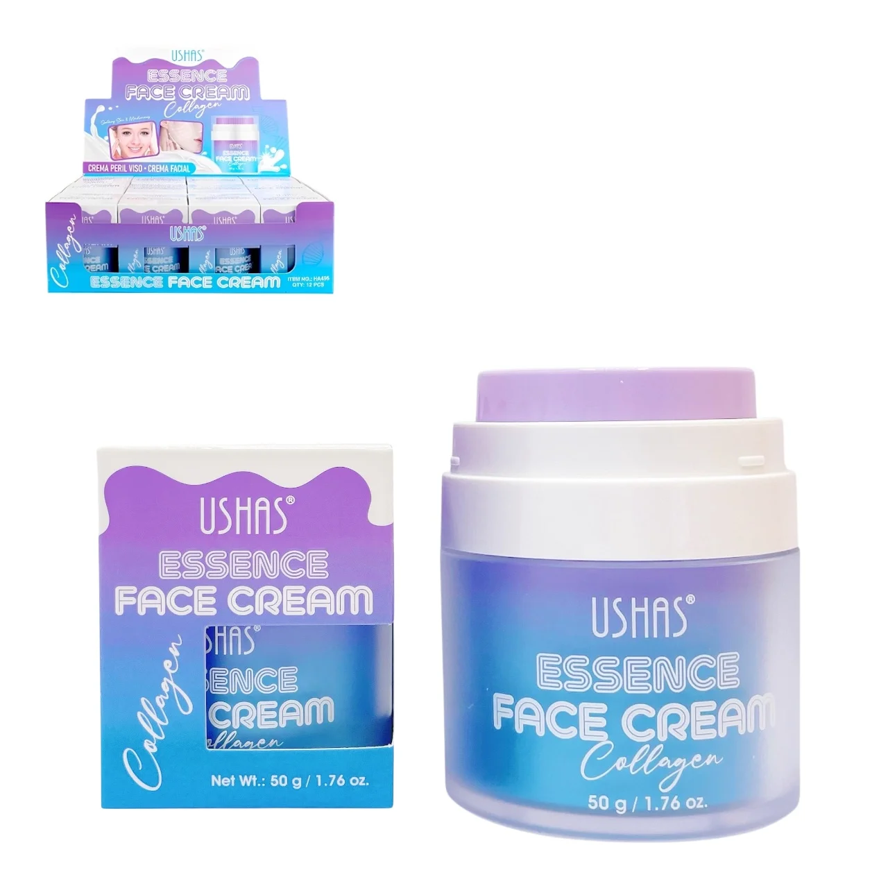 USHAS CREMA FACIAL ESSENCE COLAGENO