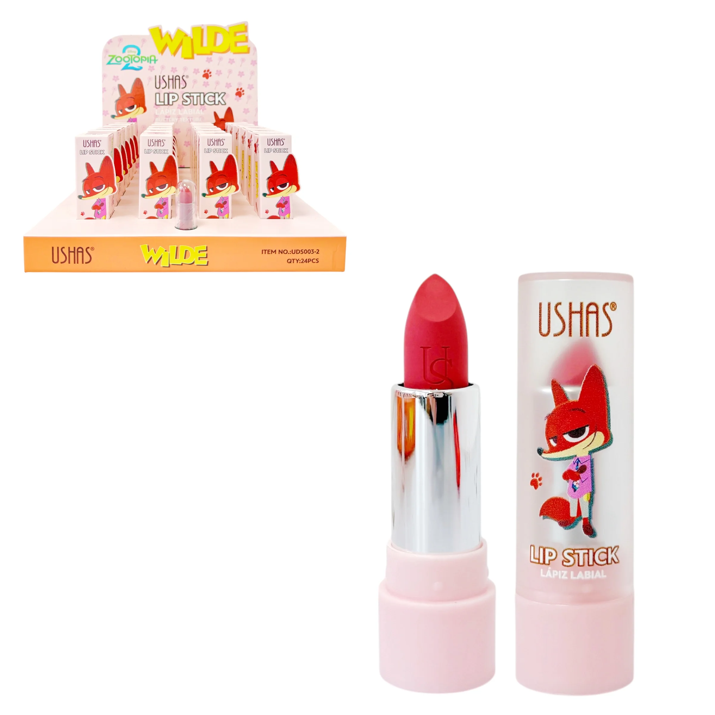 USHAS LABIAL EN BARRA ZOOTOPIA