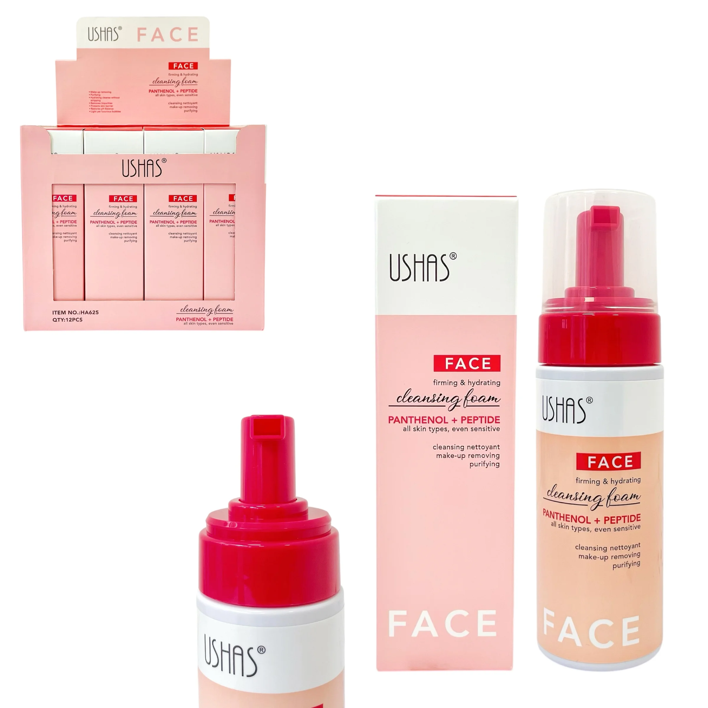 USHAS LIMPIADOR FACIAL ESPUMA