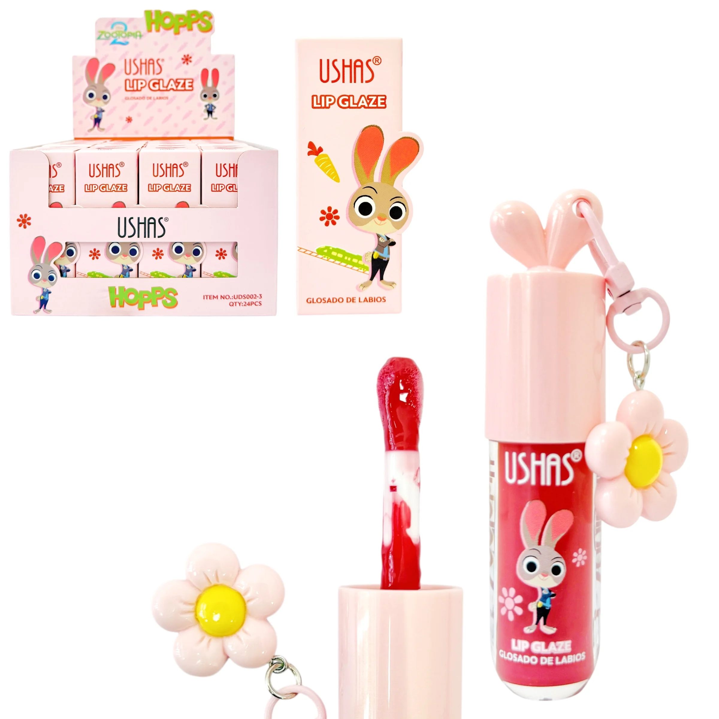 USHAS LIP GLAZE ZOOTOPIA