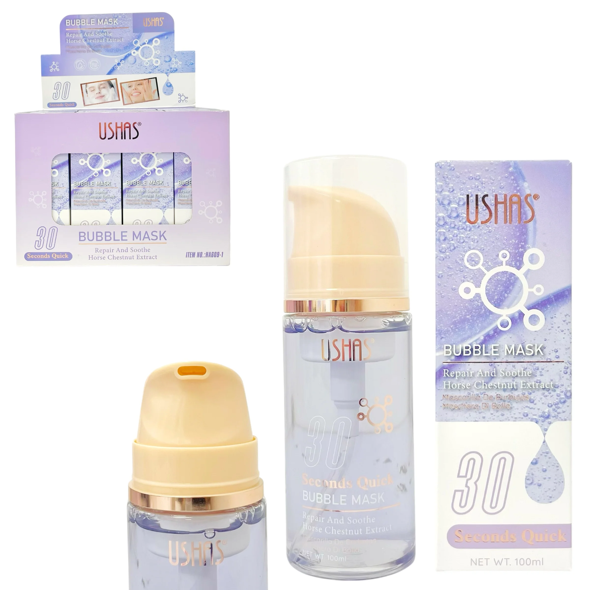 USHAS MASCARILLA FACIAL ESPUMA 100ML