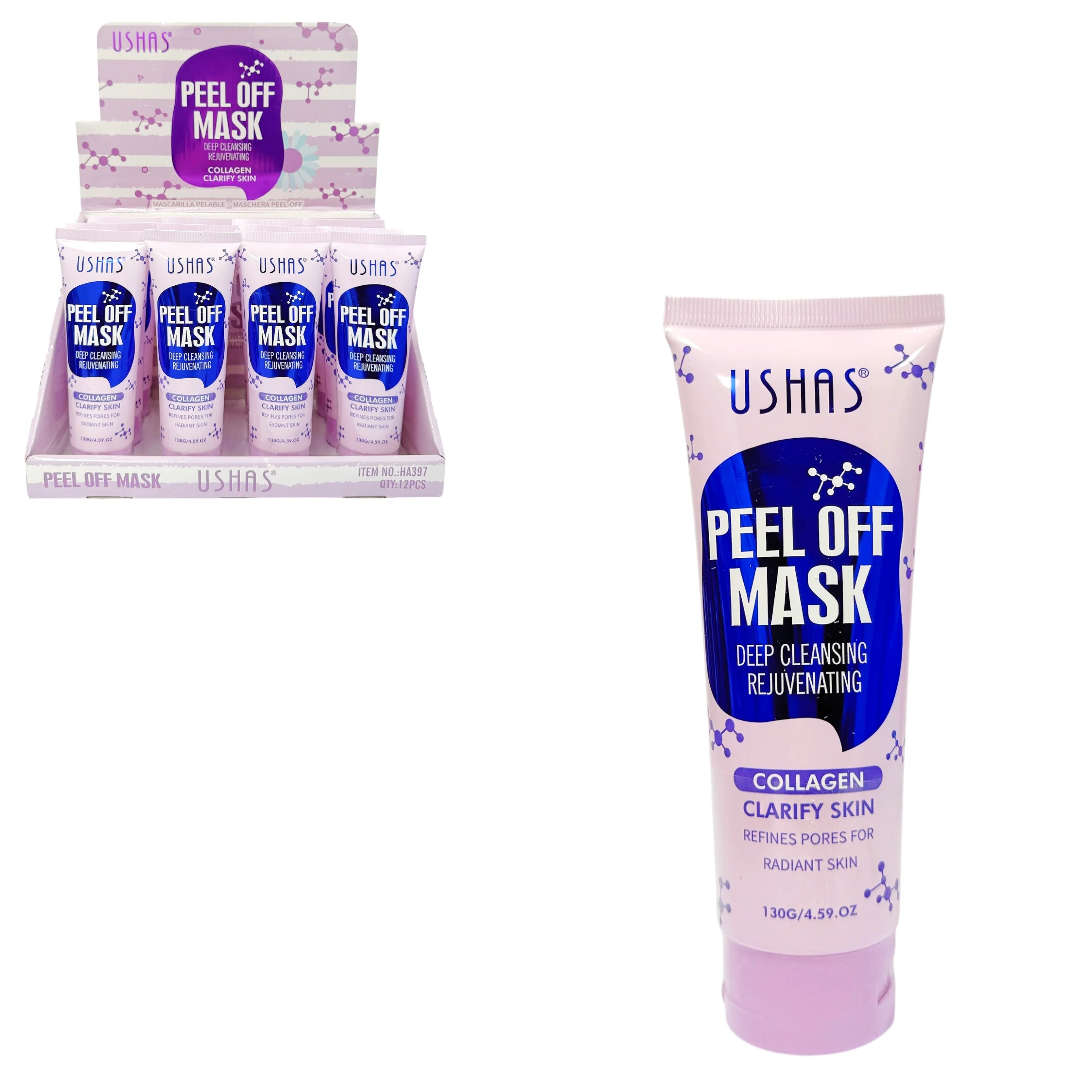 USHAS MASCARILLA PEEL OFF COLAGENO