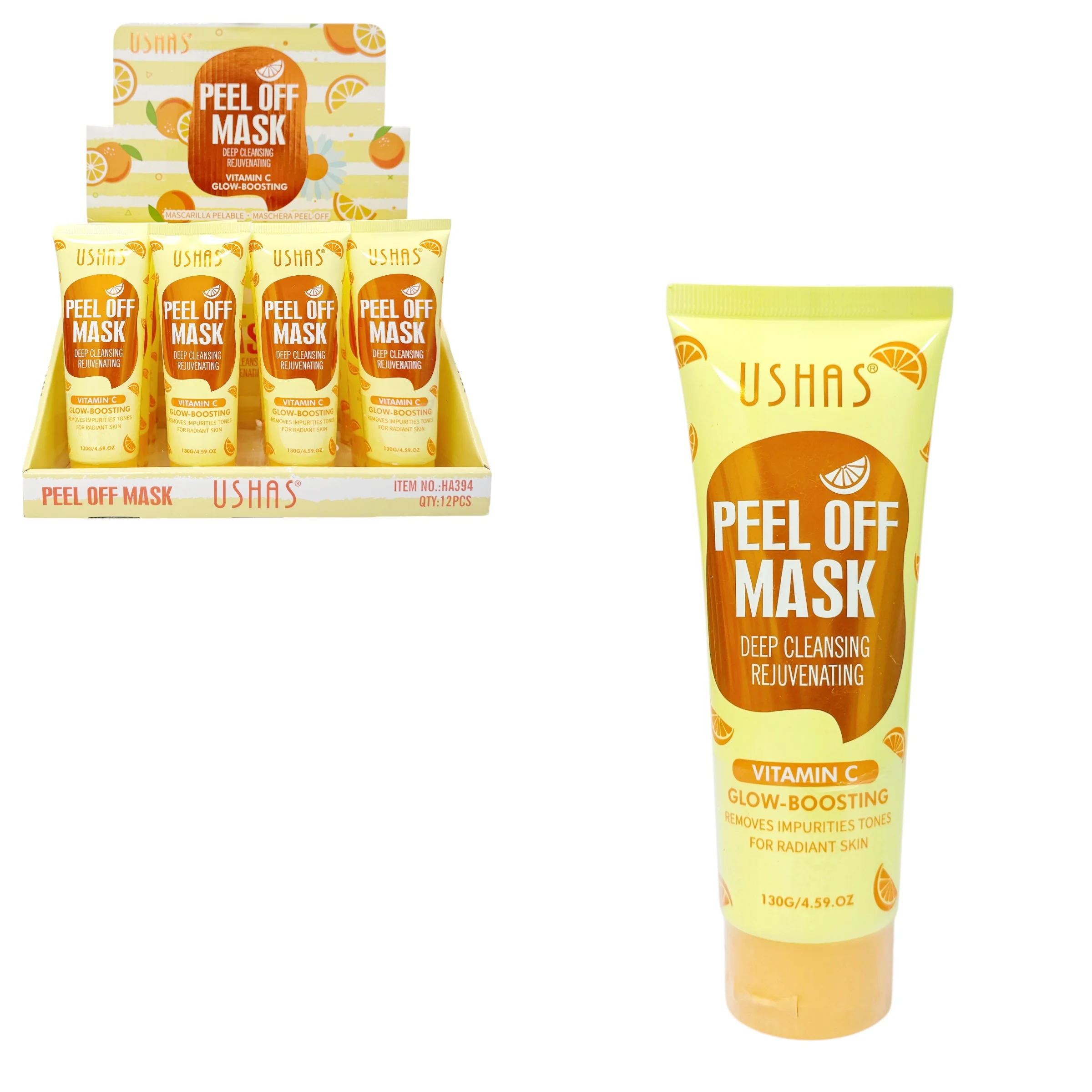 USHAS MASCARILLA PEEL OFF VITAMINA C