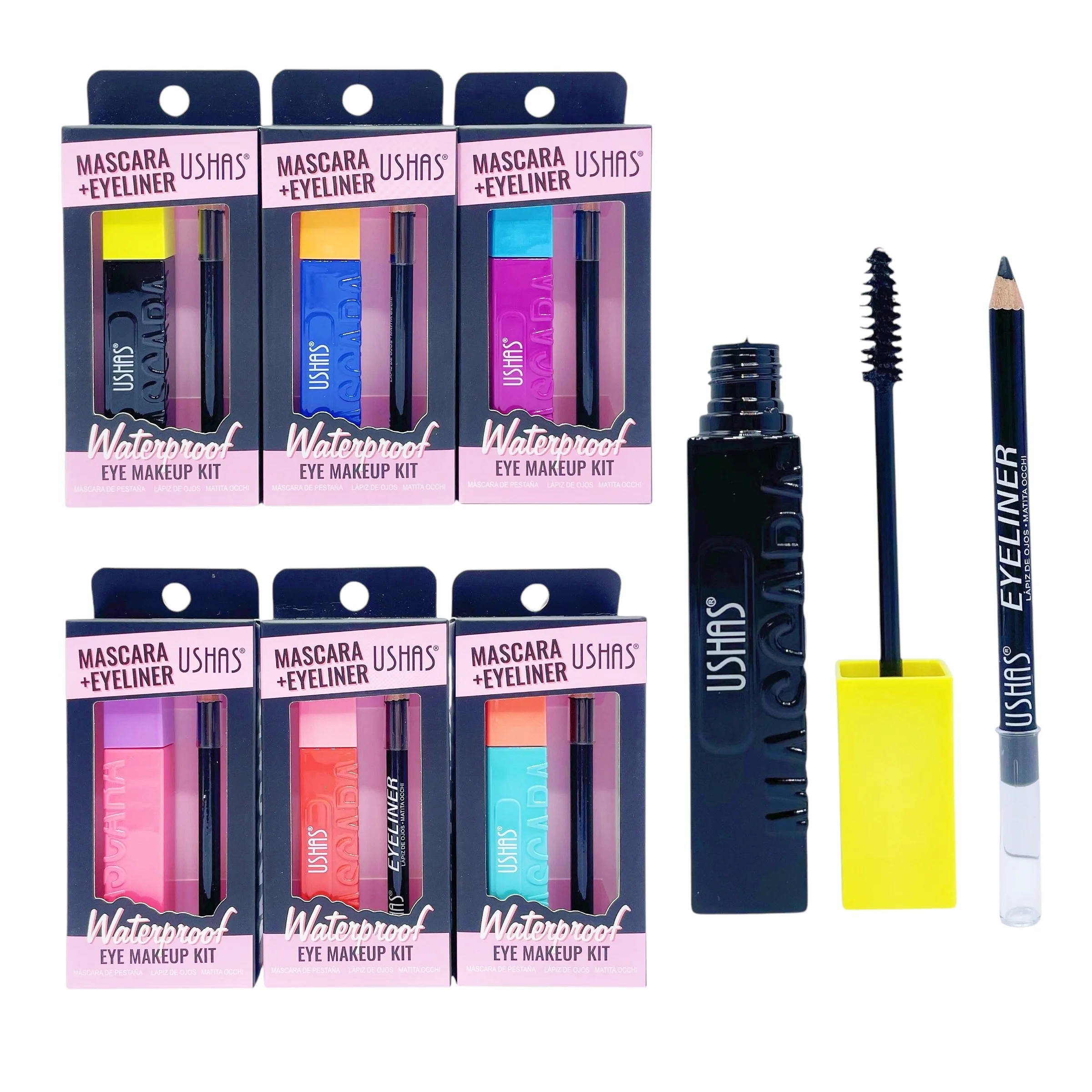 USHAS RIMEL & DELINEADOR WATERPROOF COD.US003