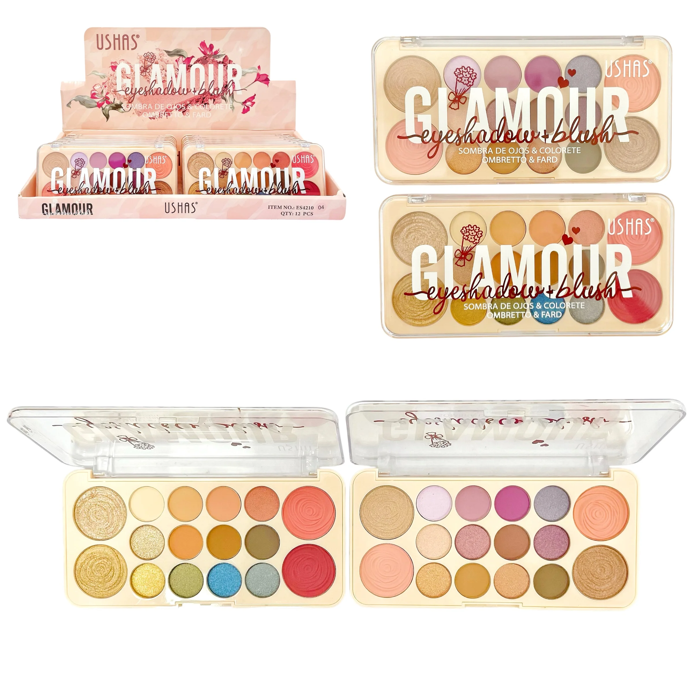 USHAS SOMBRAS GLAMOUR 16CL. H