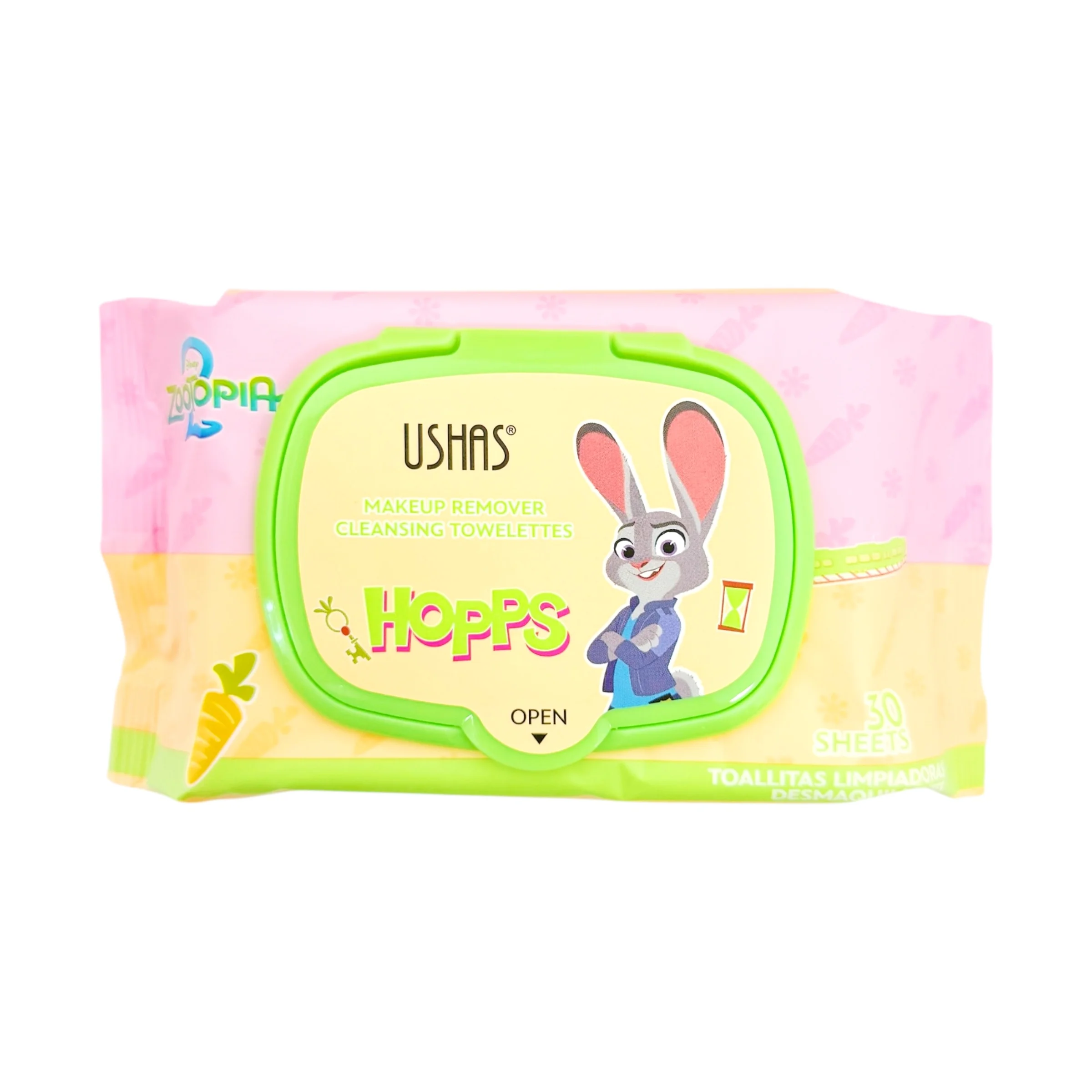 USHAS TOALLITAS DESMAQUILLANTE ZOOTOPIA