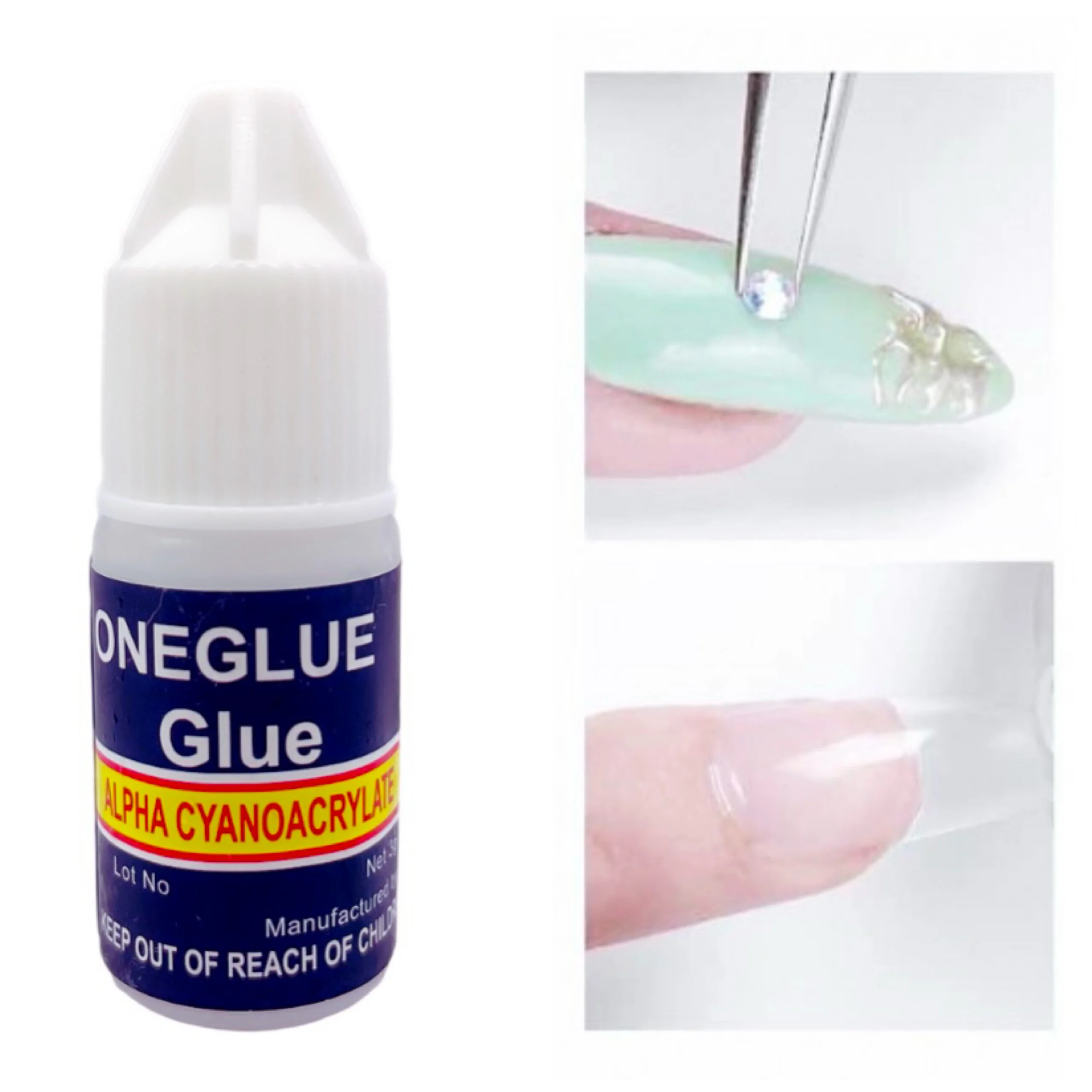 PEGAMENTO UÑIAS 5PCS ONEGLUE