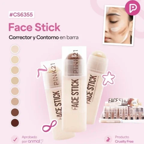PINK 21 CORRECTOR & CONTORNO EN BARRA