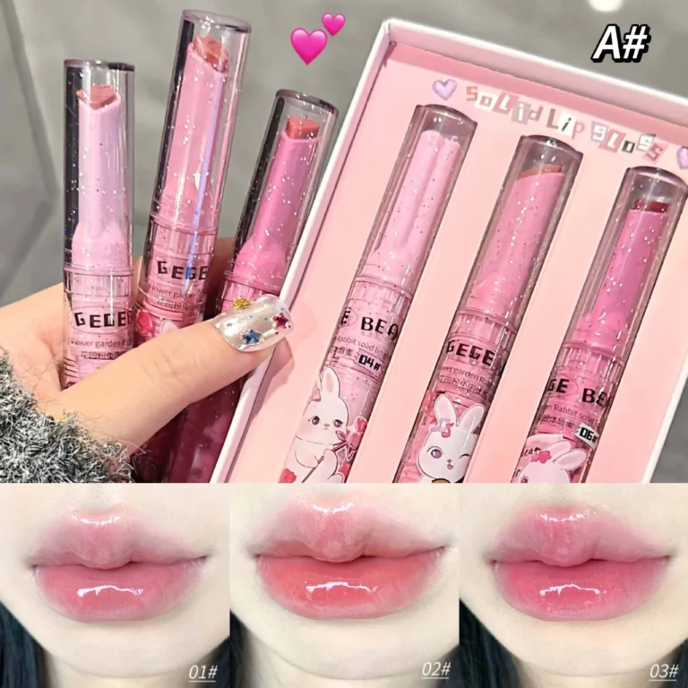 GEGE BEAR LIP GLAZE X3 NO.
