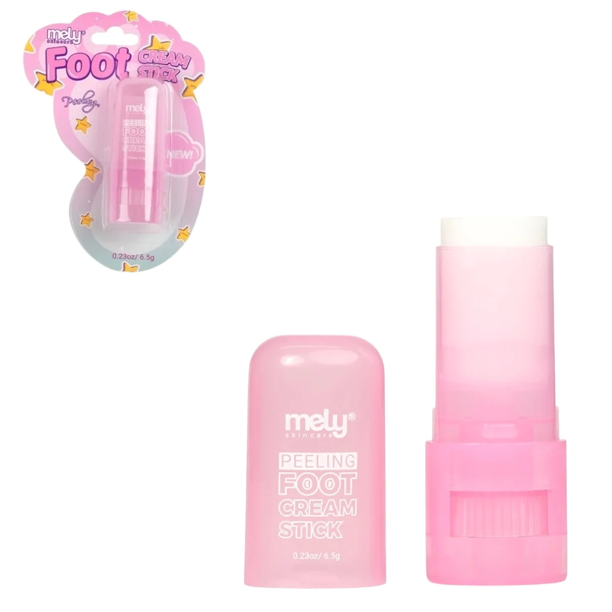 MELY CREMA PARA PIES EN BARRA EFECTO PEELING