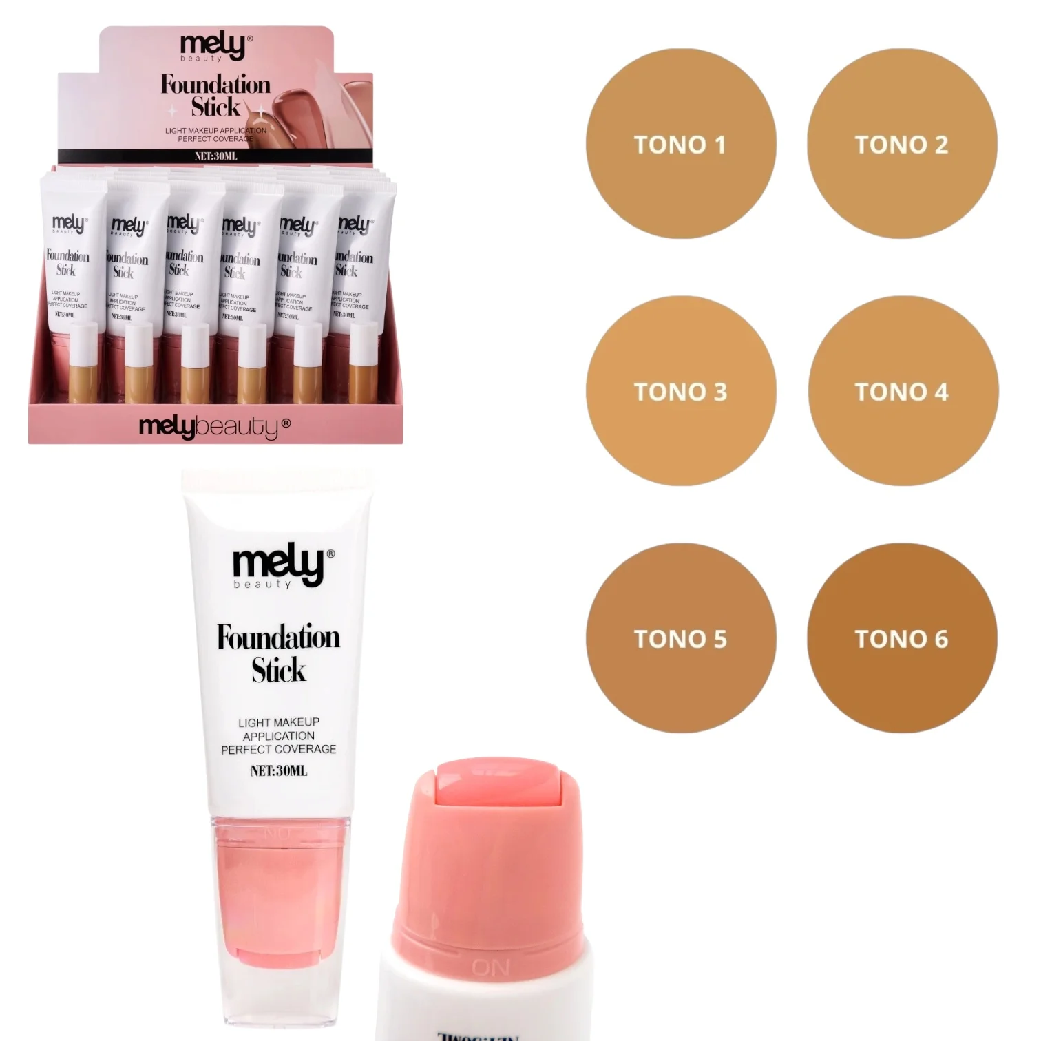 MELY FOUNDATION STICK 30ML