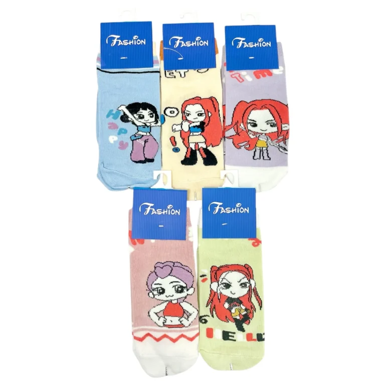 PACK 10PCS MEDIAS PERSONAJE INFANTIL