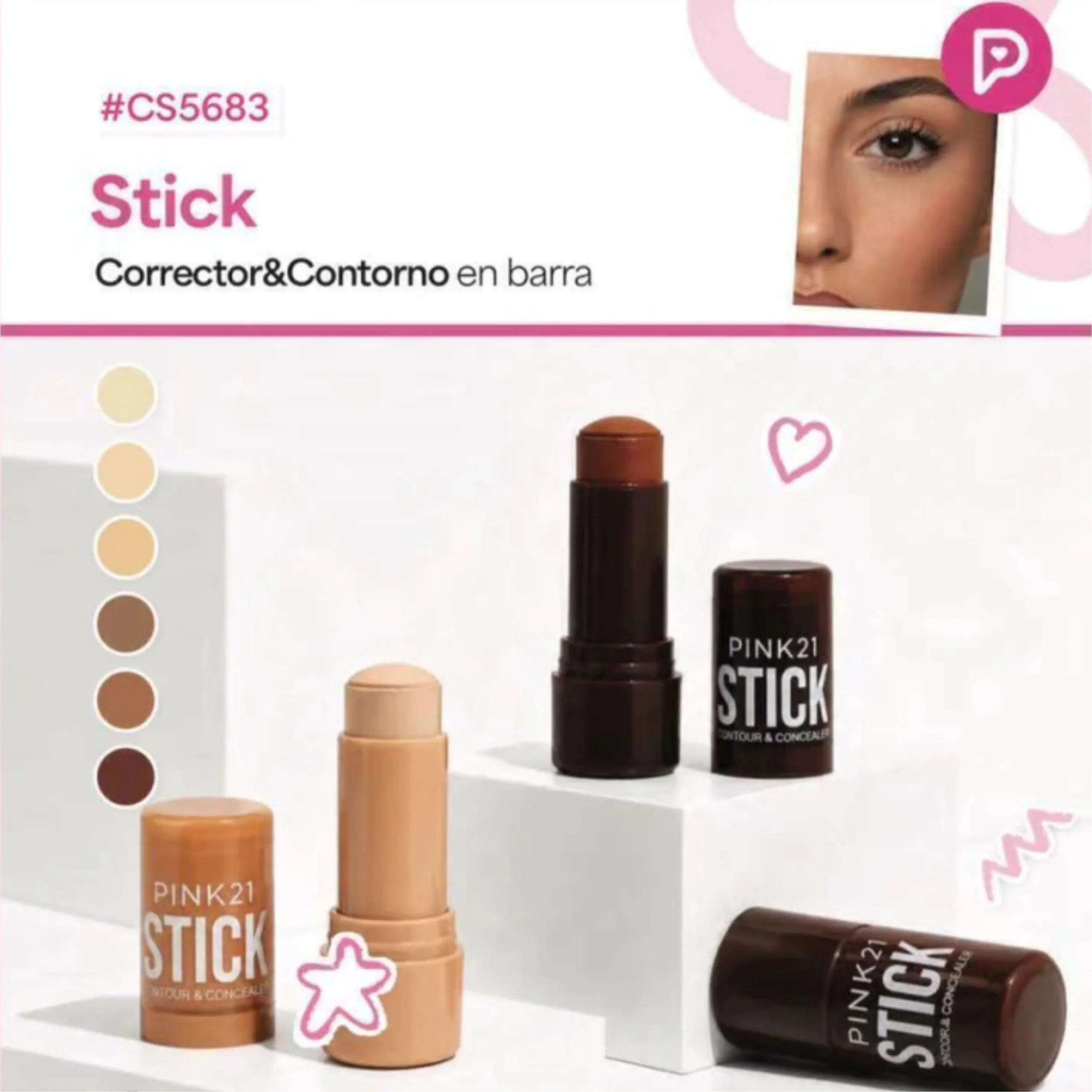 PINK21 CONTORNO & CORRECTOR